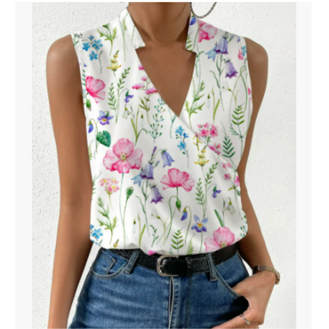 Stylish V-Neck Tank Top for Women - Perfect Going Out Top 5