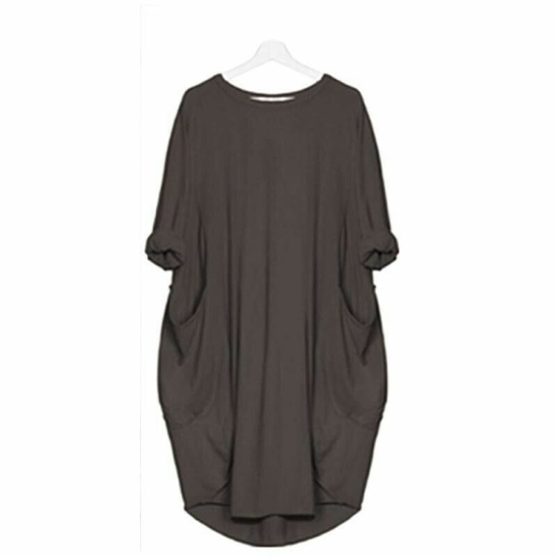 Stylish Women's Midi Summer Dress with Pockets, Relaxed Fit 7