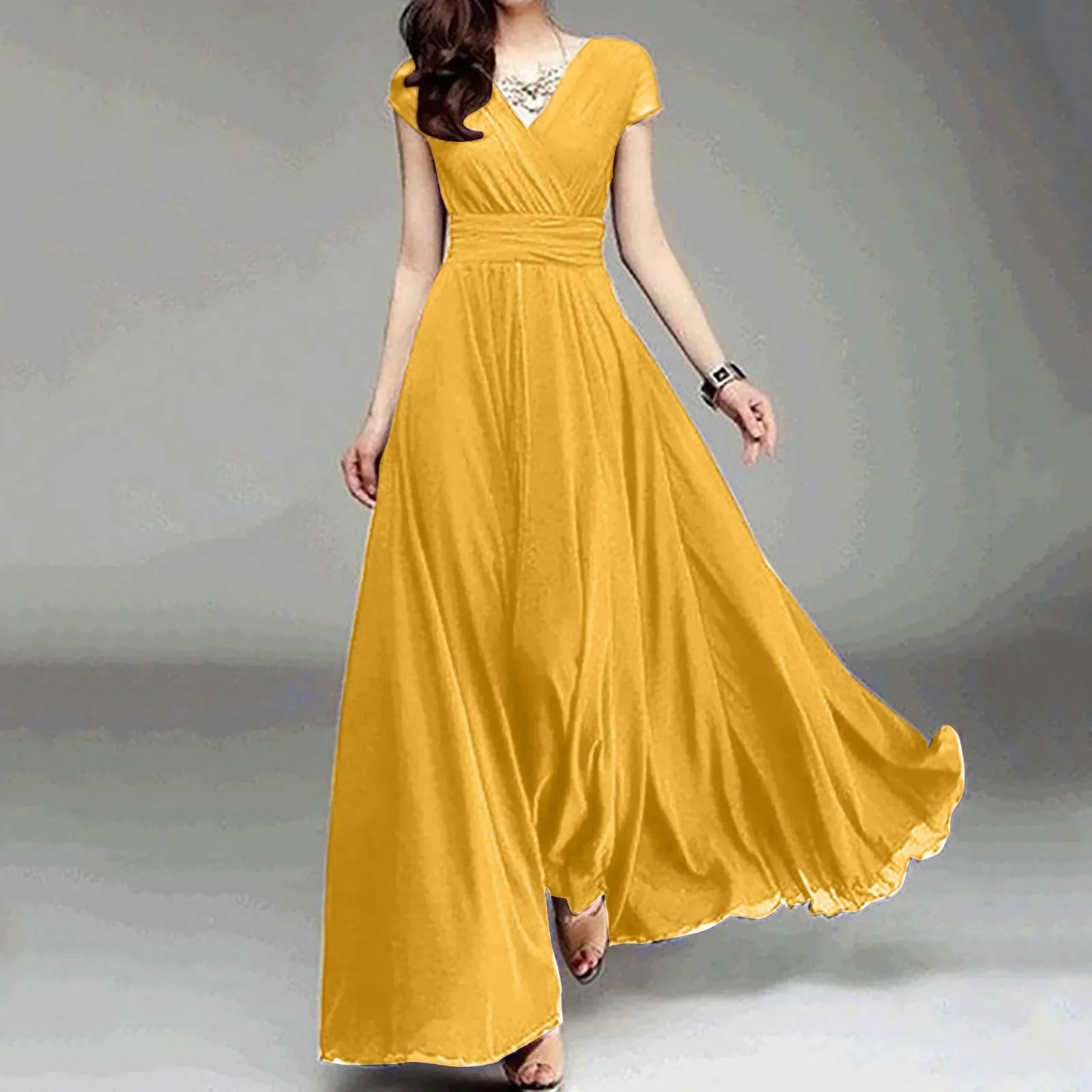 Stylish Women's Summer Maxi Dress - Elegant White Dress 4