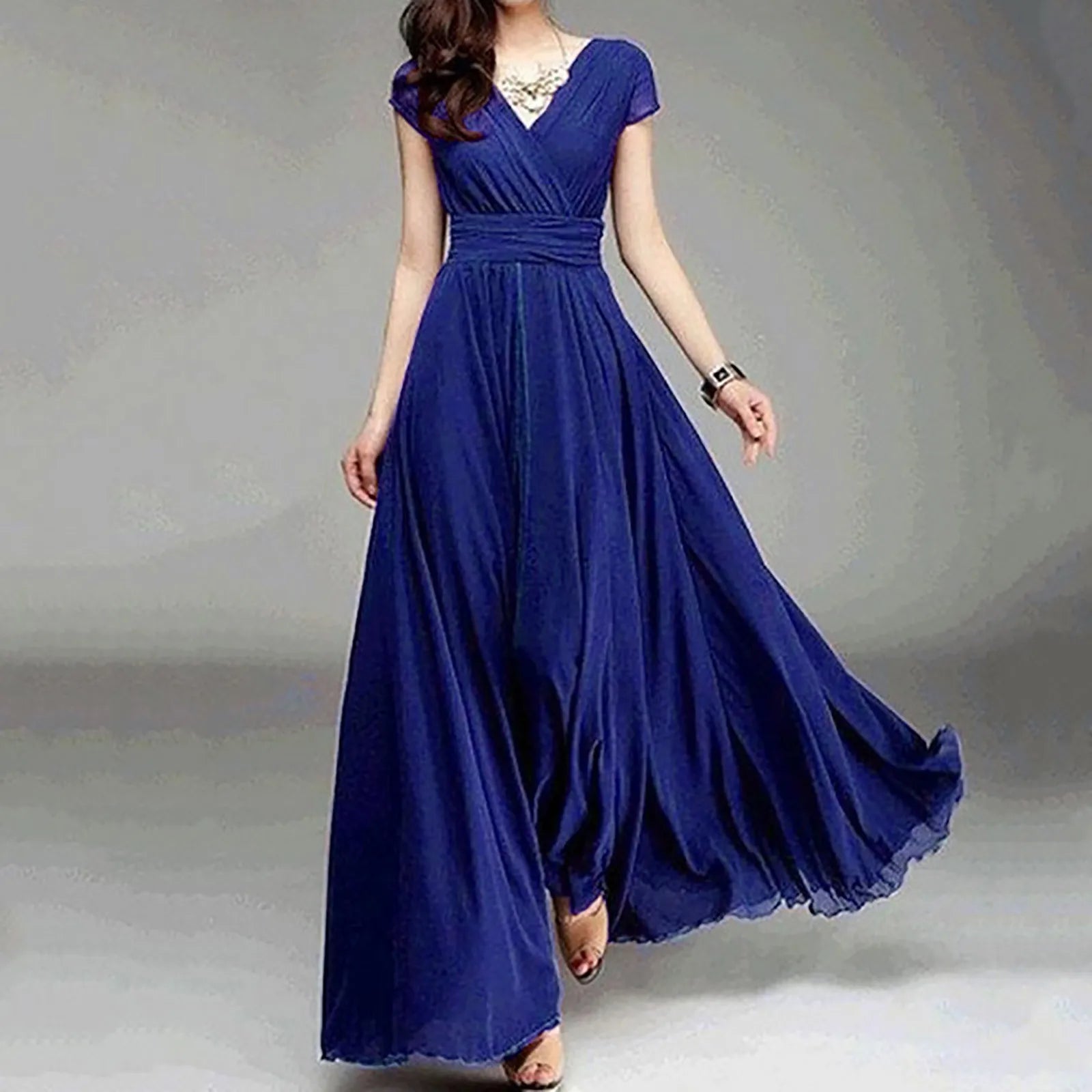 Stylish Women's Summer Maxi Dress - Elegant White Dress 5