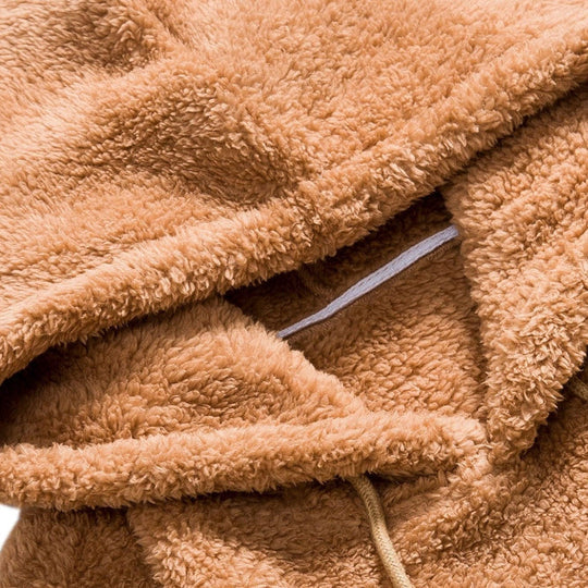 Women's Hooded Sherpa Pullover – Ultra-Soft Fleece Hoodie for Cold Weather Hoodies