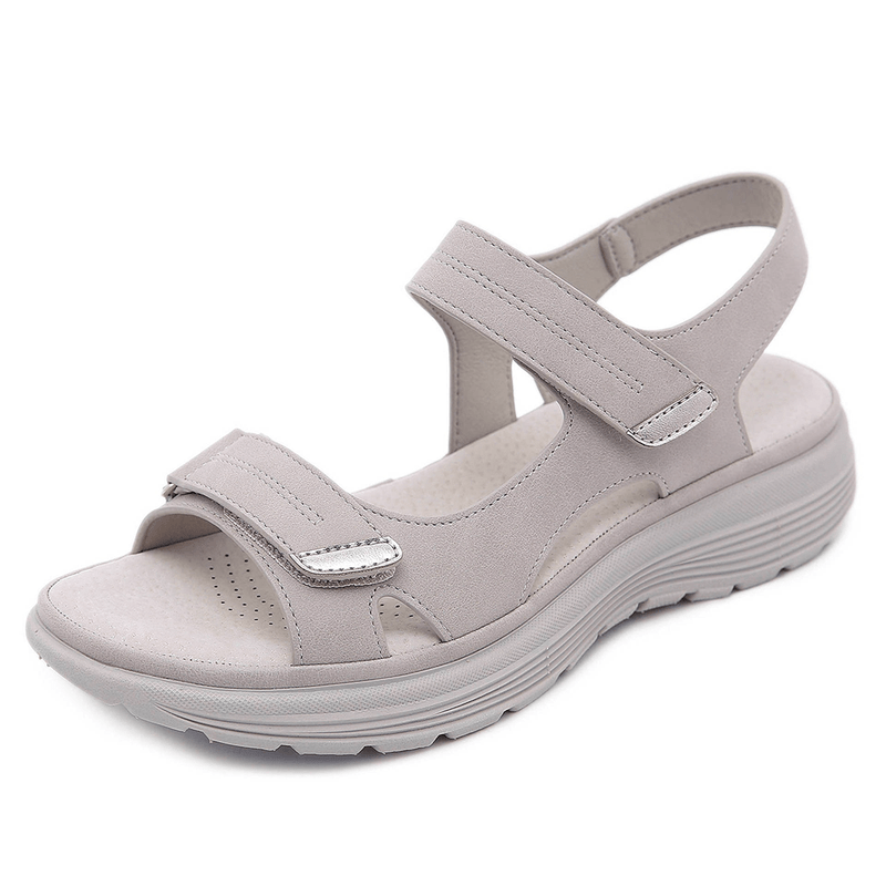 Women's Orthopedic Leather Sandals – Adjustable Comfort Fit and Open-Toe Design Sandals