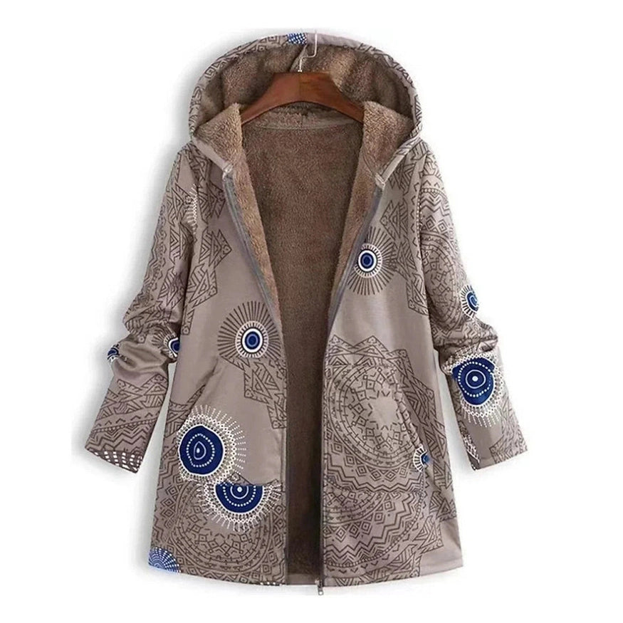 Women's Parka Winter Coat – Insulated Mid-Length Jacket with Pockets Parkas
