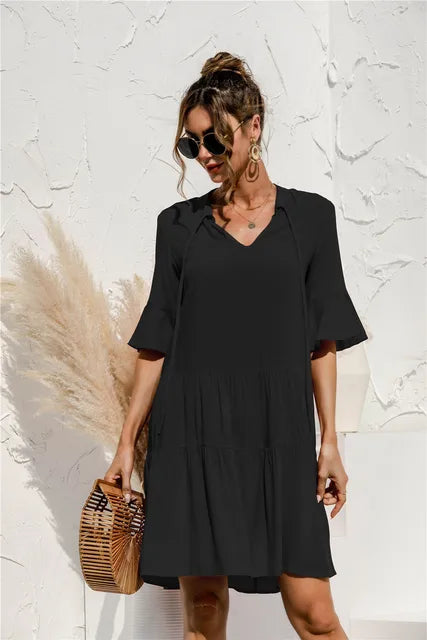 Women's Mini Dress Blue Summer 1