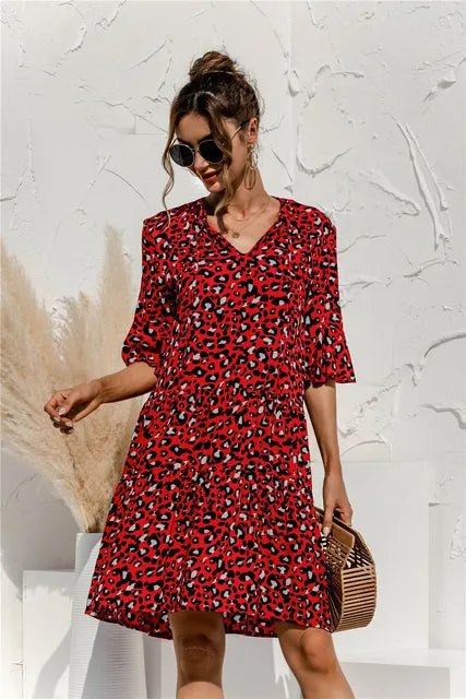 Women's Mini Dress Blue Summer 3