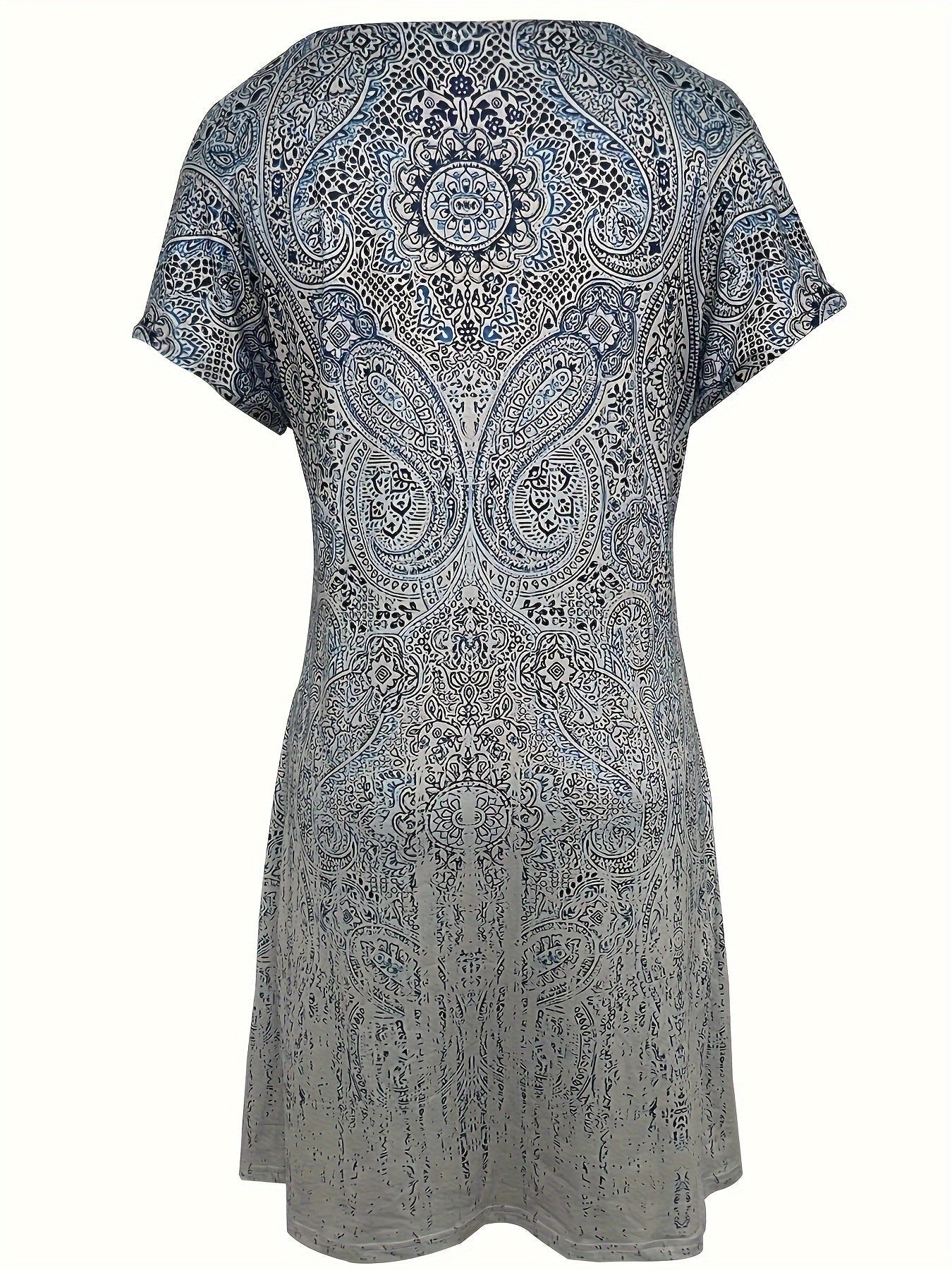 Women's Mini Dress Blue Summer Dresses 4