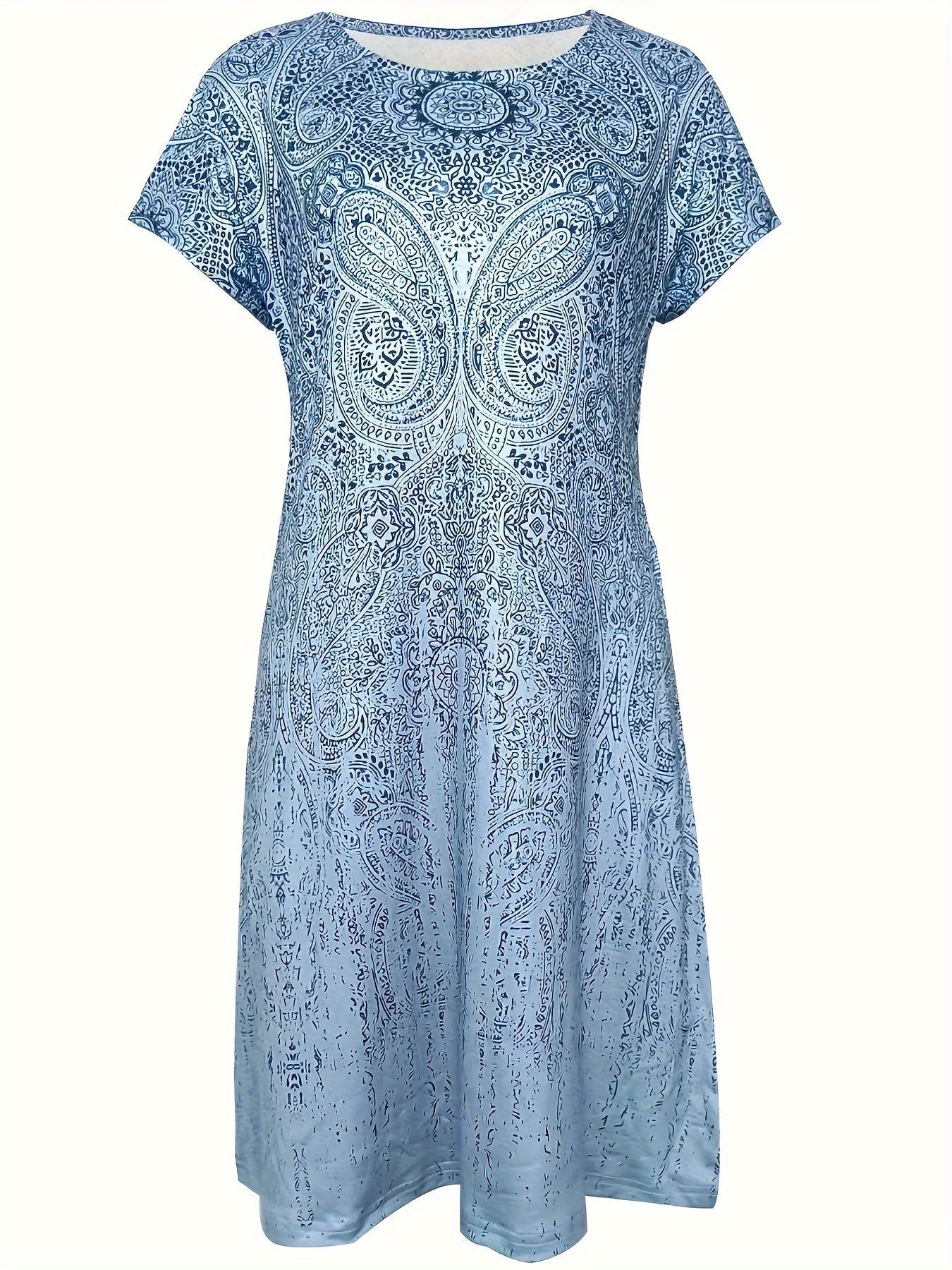Women's Mini Dress Blue Summer Dresses 5