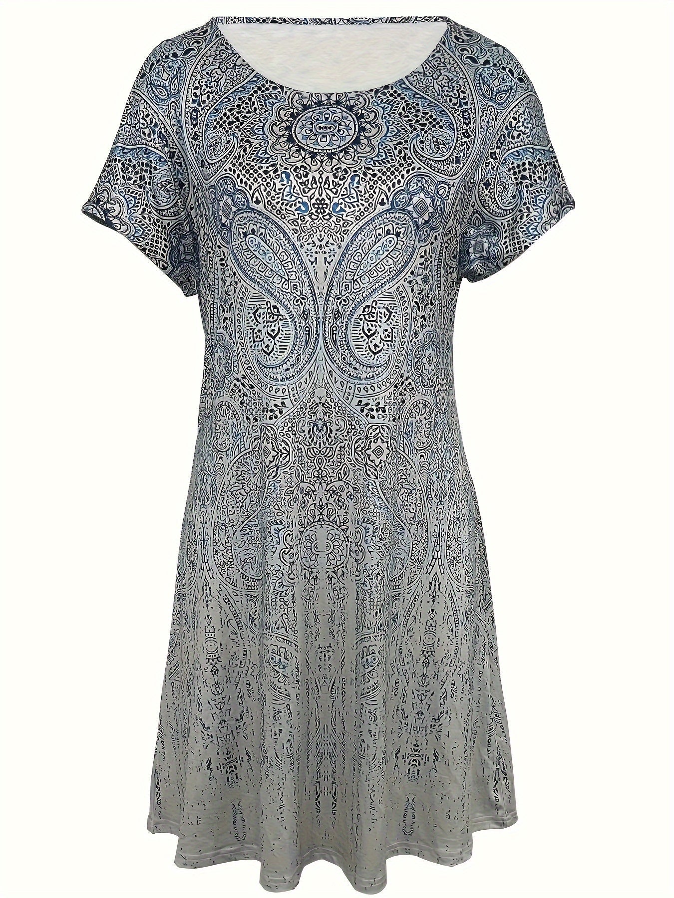 Women's Mini Dress Blue Summer Dresses 8