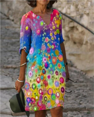Women's Mini Dress Multi-Color 6