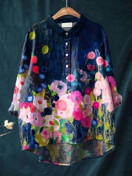 Isla™ | Floral Print Blouse 1+1 Free