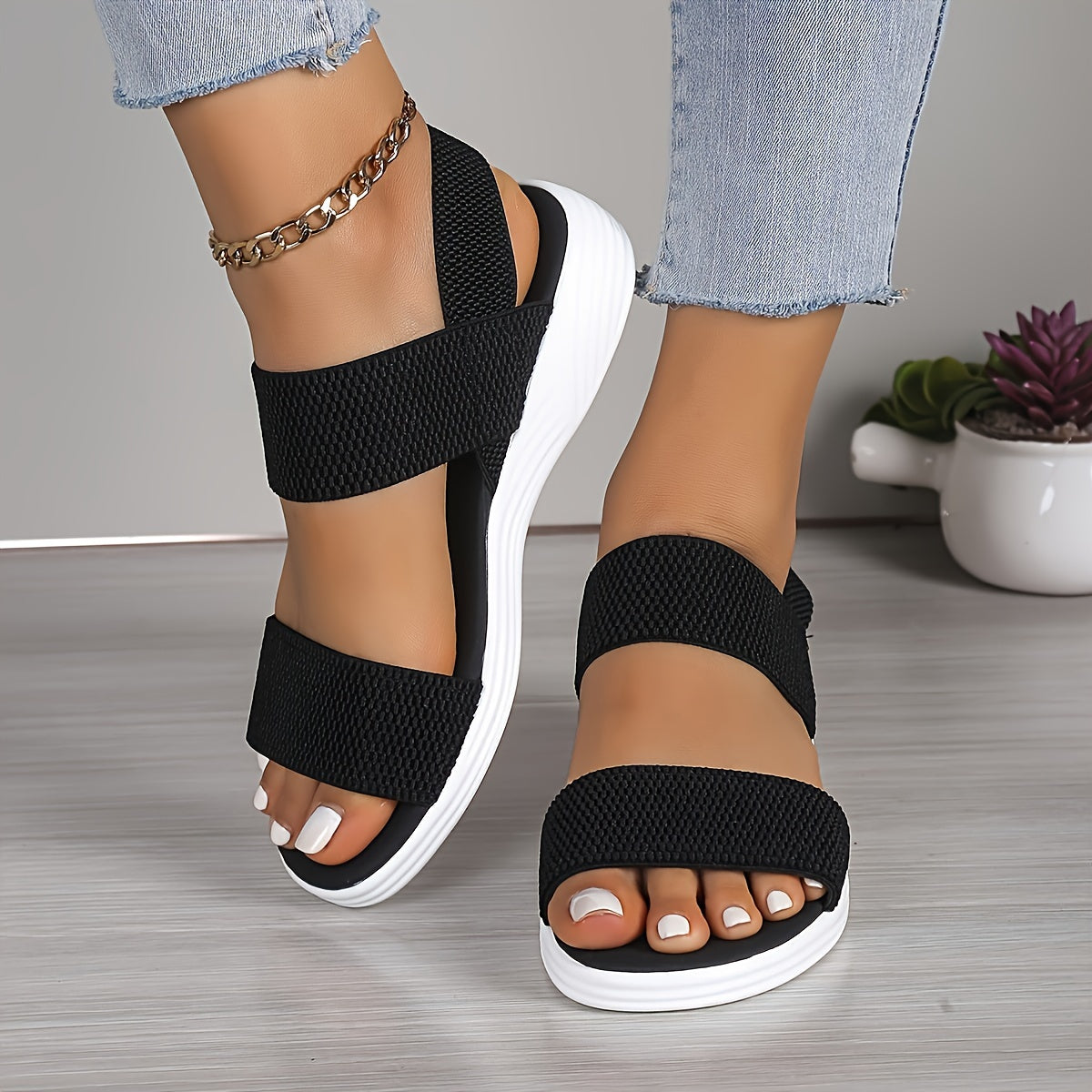 Emilia™ | Lightweight Stretch Orthopedic Sandals