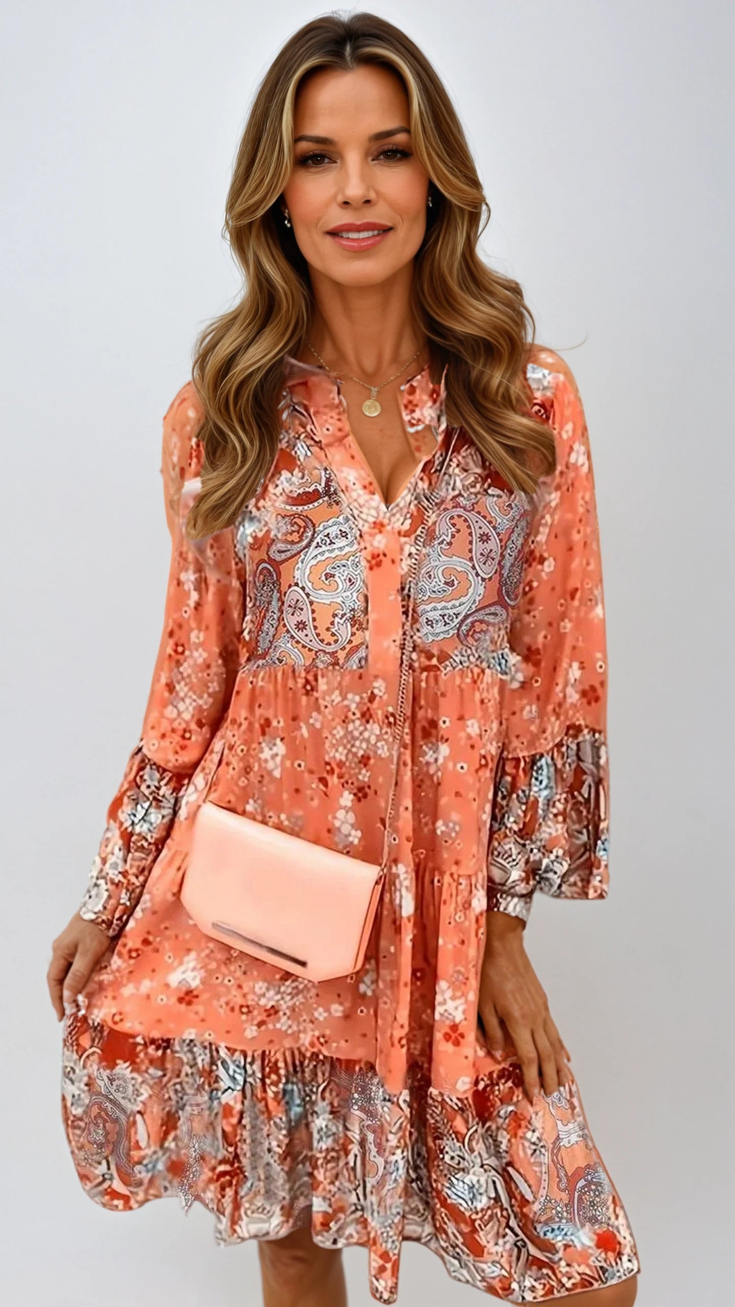 Kimberly Floral Boho Beach Dress | Chic Summer Style