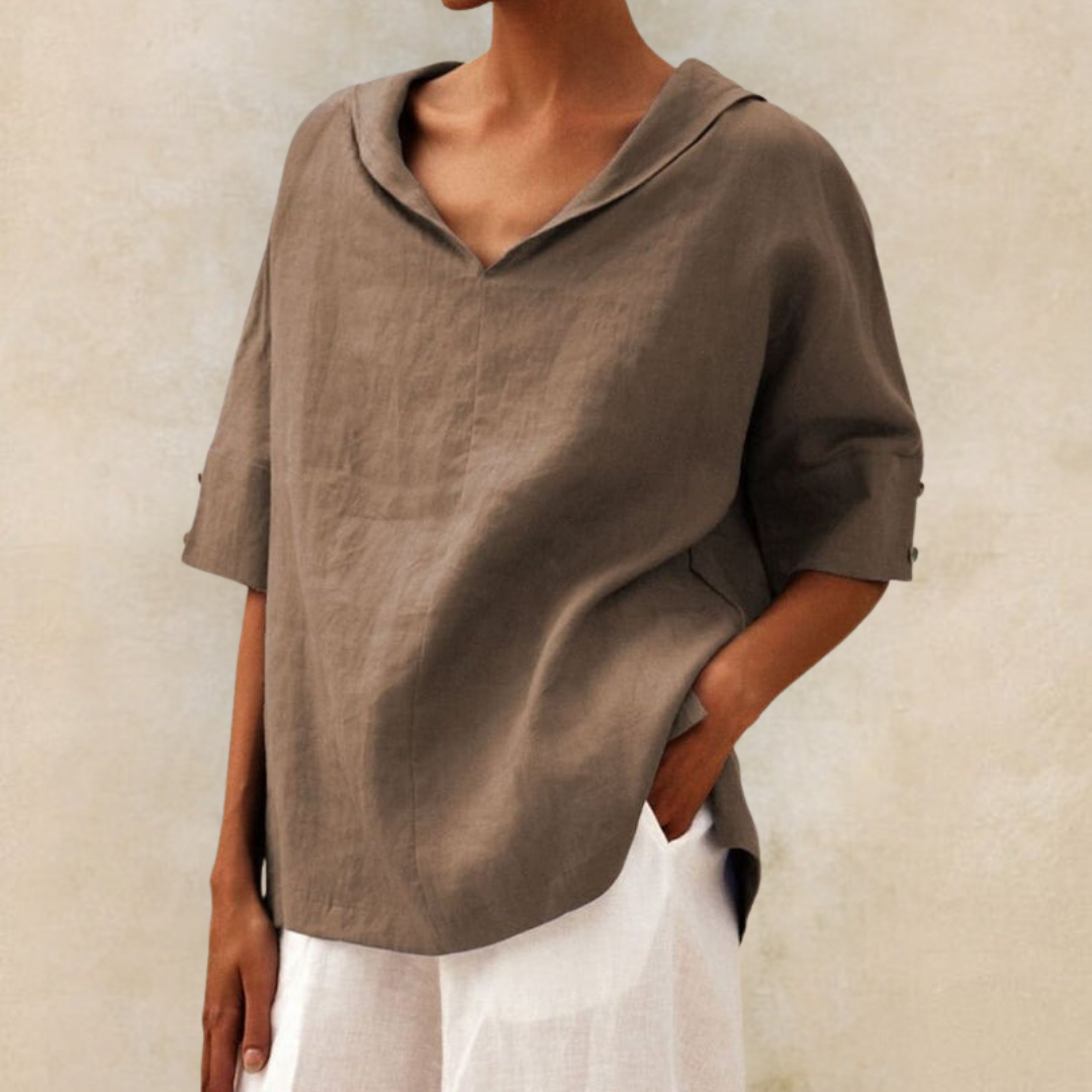 Grace™ | Oversized Collar Shirt