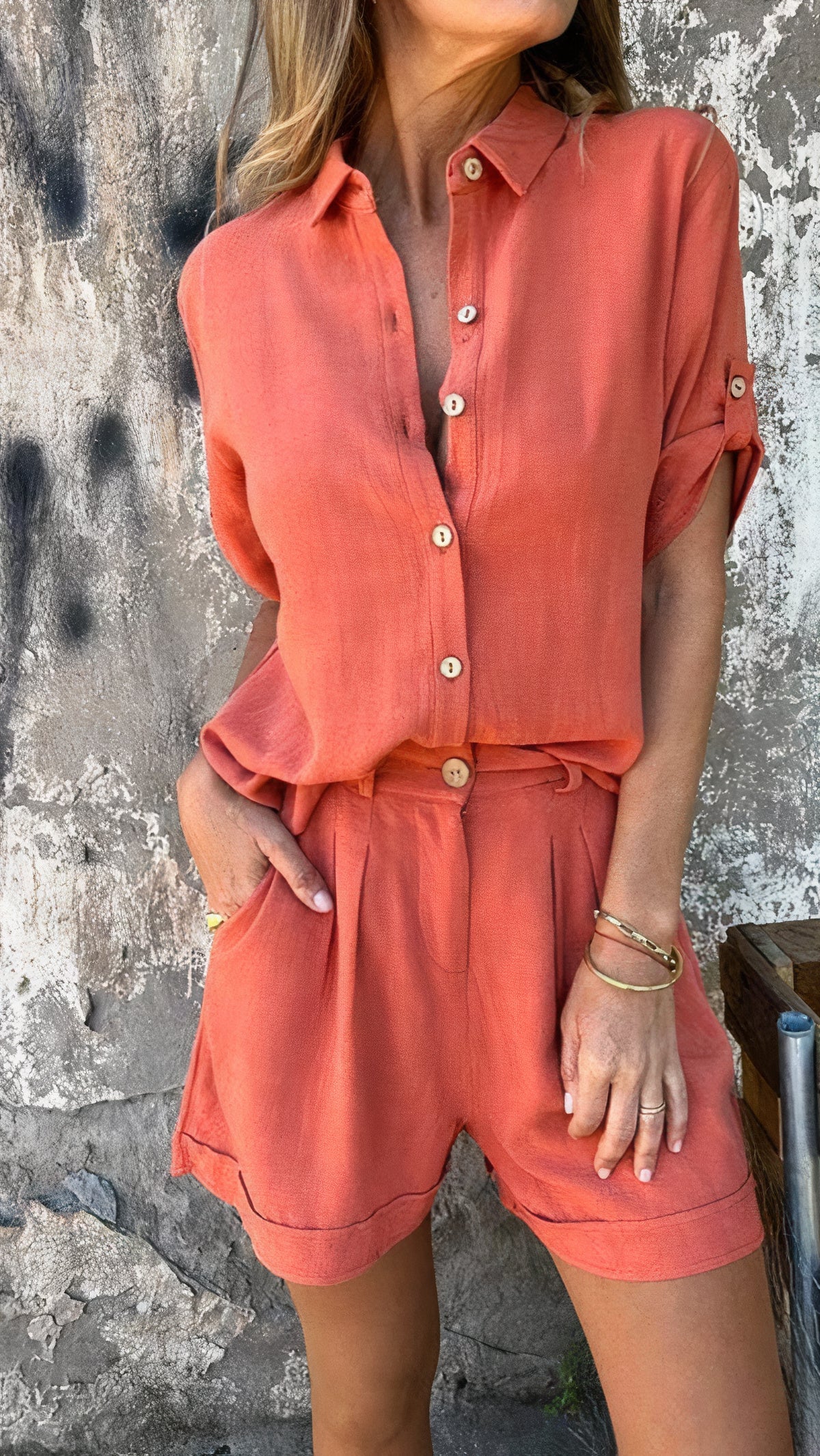 Lightweight Linen Summer Set | Breathable Comfort by Ana