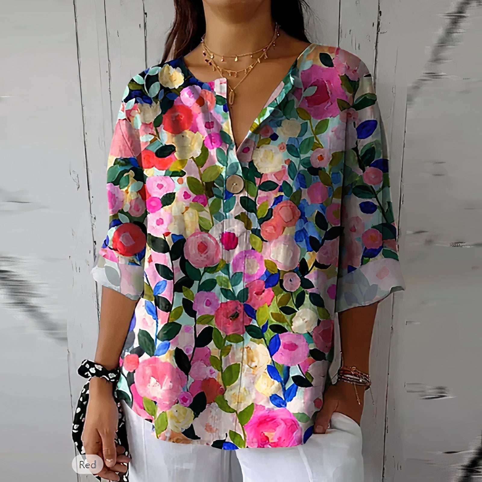 Floral Summer Blouse for Women | Anya - Stylish & Breezy