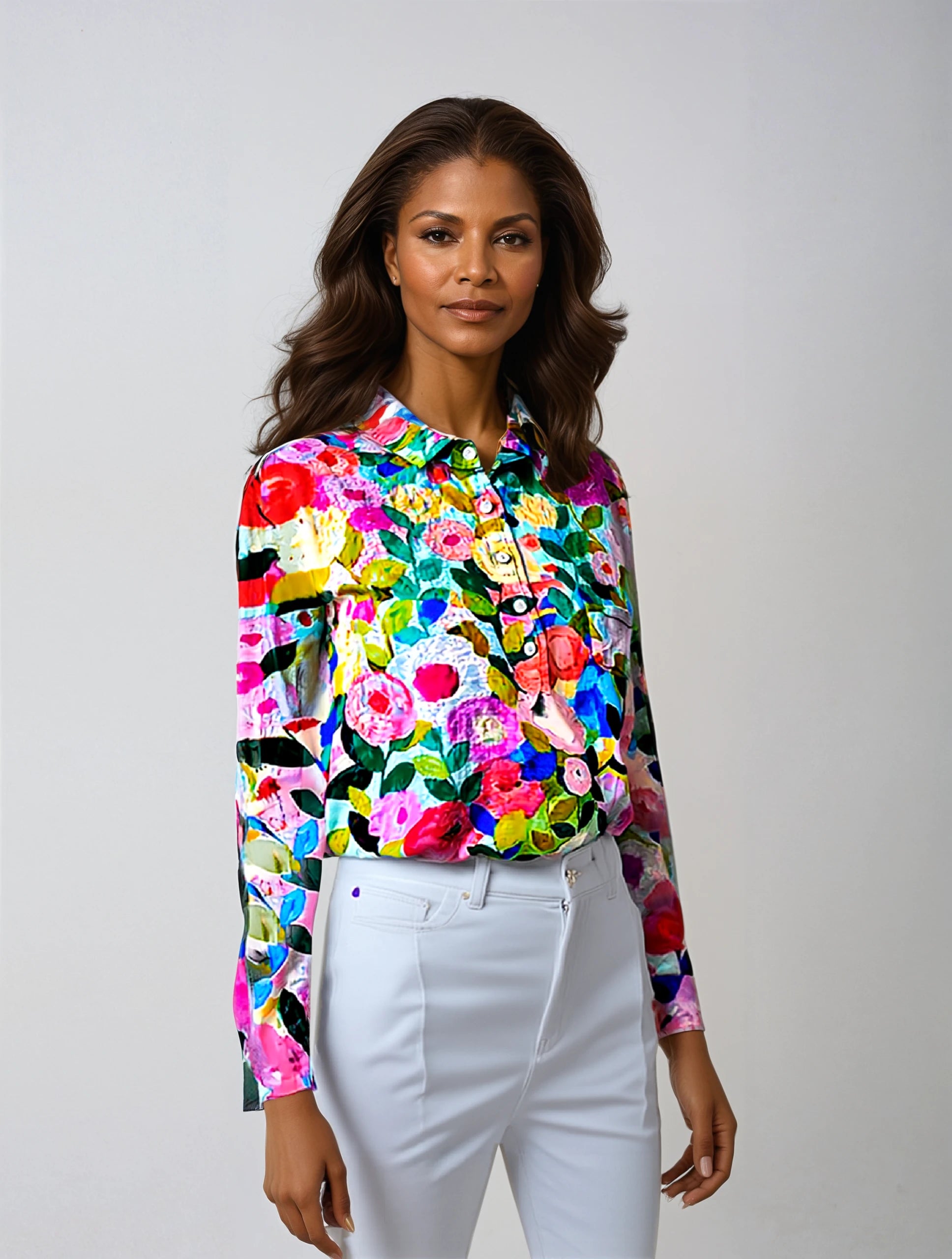 Isla™ | Floral Print Blouse 1+1 Free