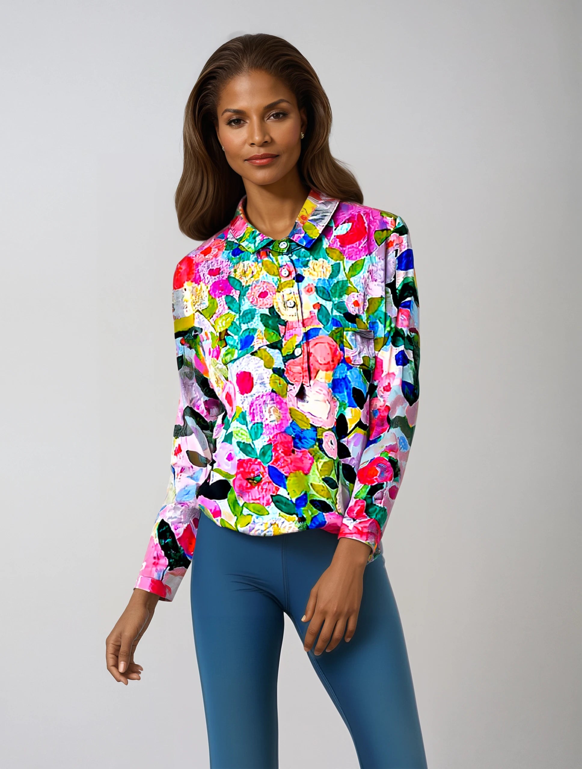 Isla™ | Floral Print Blouse 1+1 Free