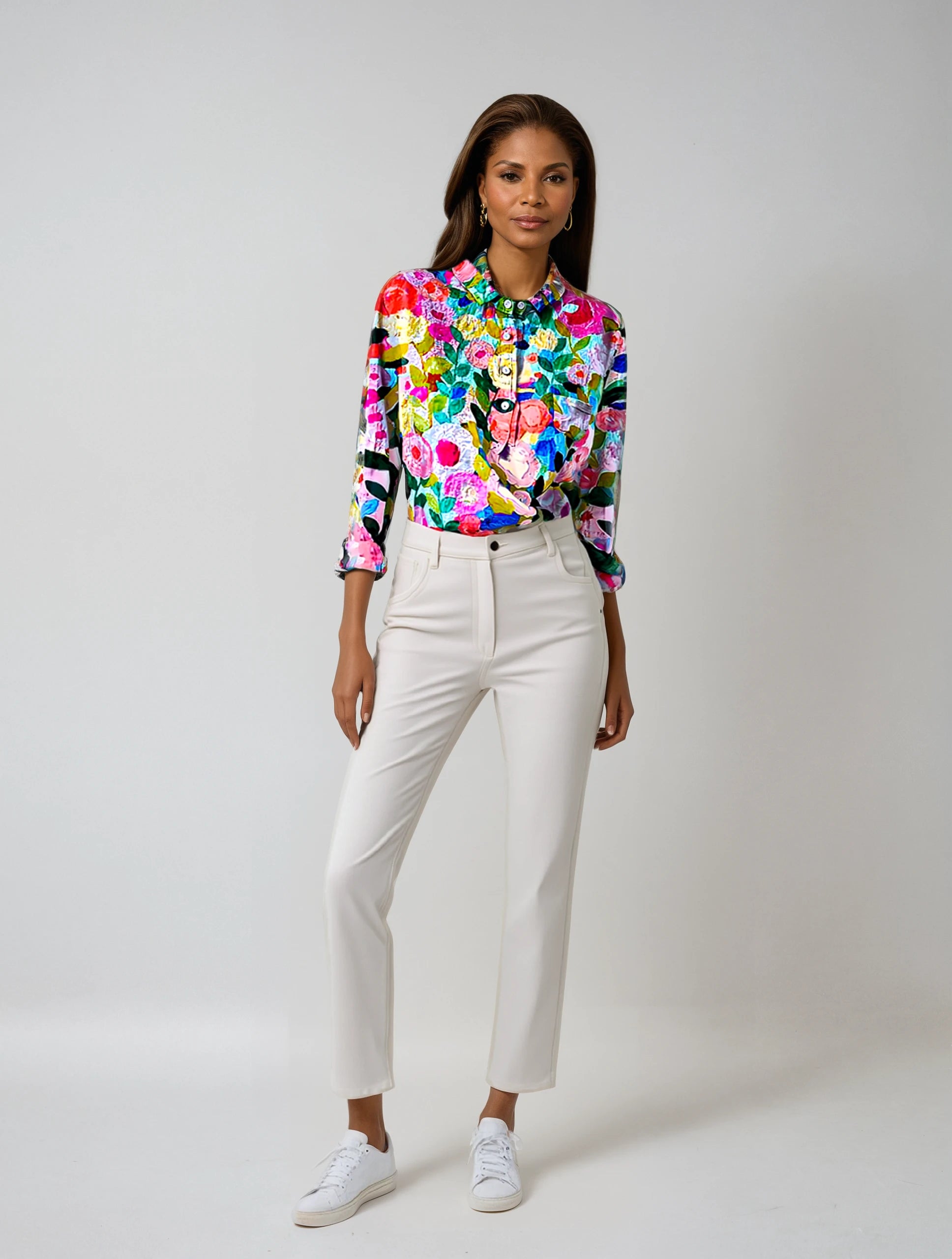 Isla™ | Floral Print Blouse 1+1 Free