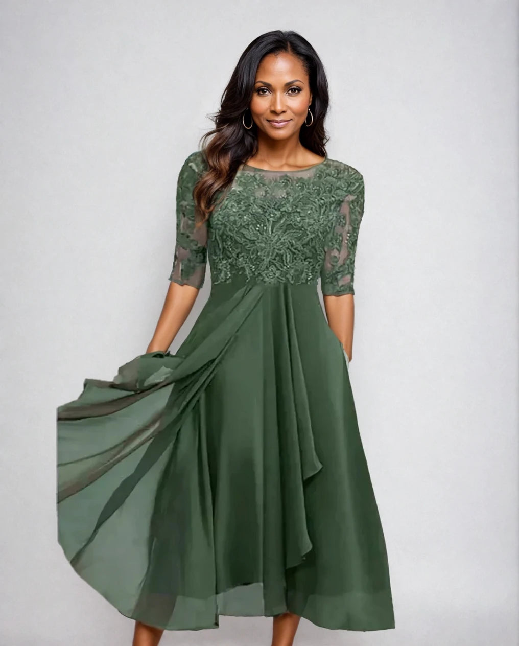 Georgia™ | Timeless Lace Dress for Elegant Occasions