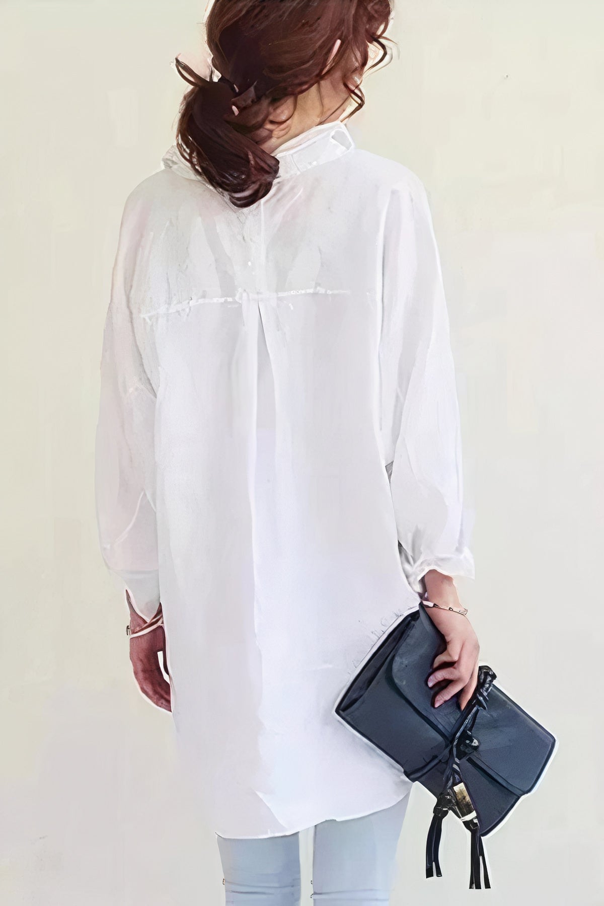 Emilia Women's Oversized Linen Shirt | Breathable & Stylish Comfort