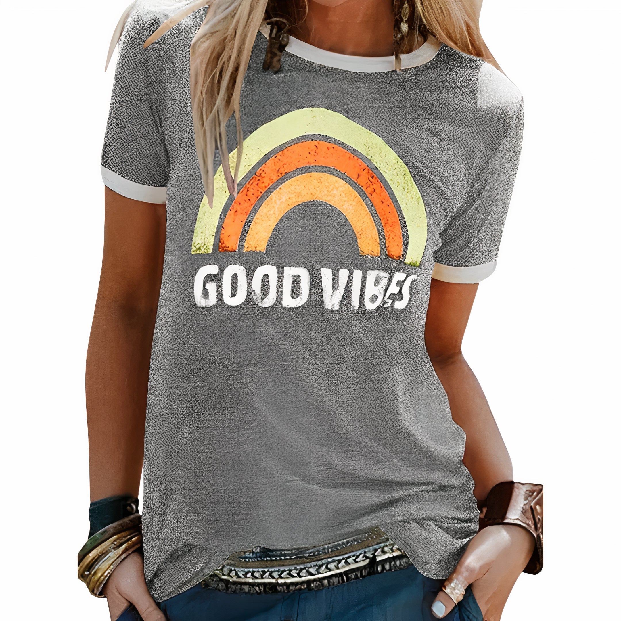 Good Vibes Summer T-Shirt - Stylish, Comfortable & Trendy