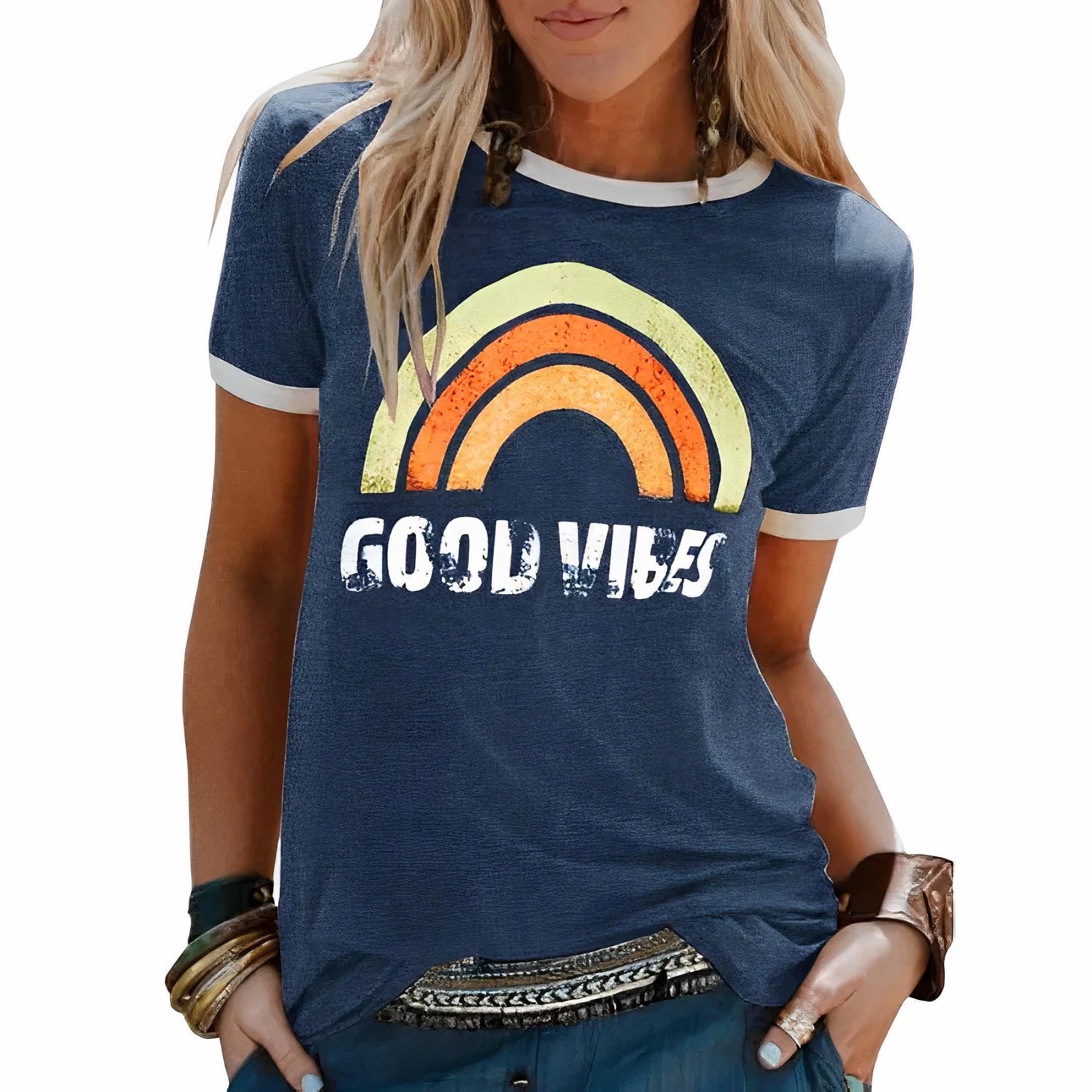 Good Vibes Summer T-Shirt - Stylish, Comfortable & Trendy