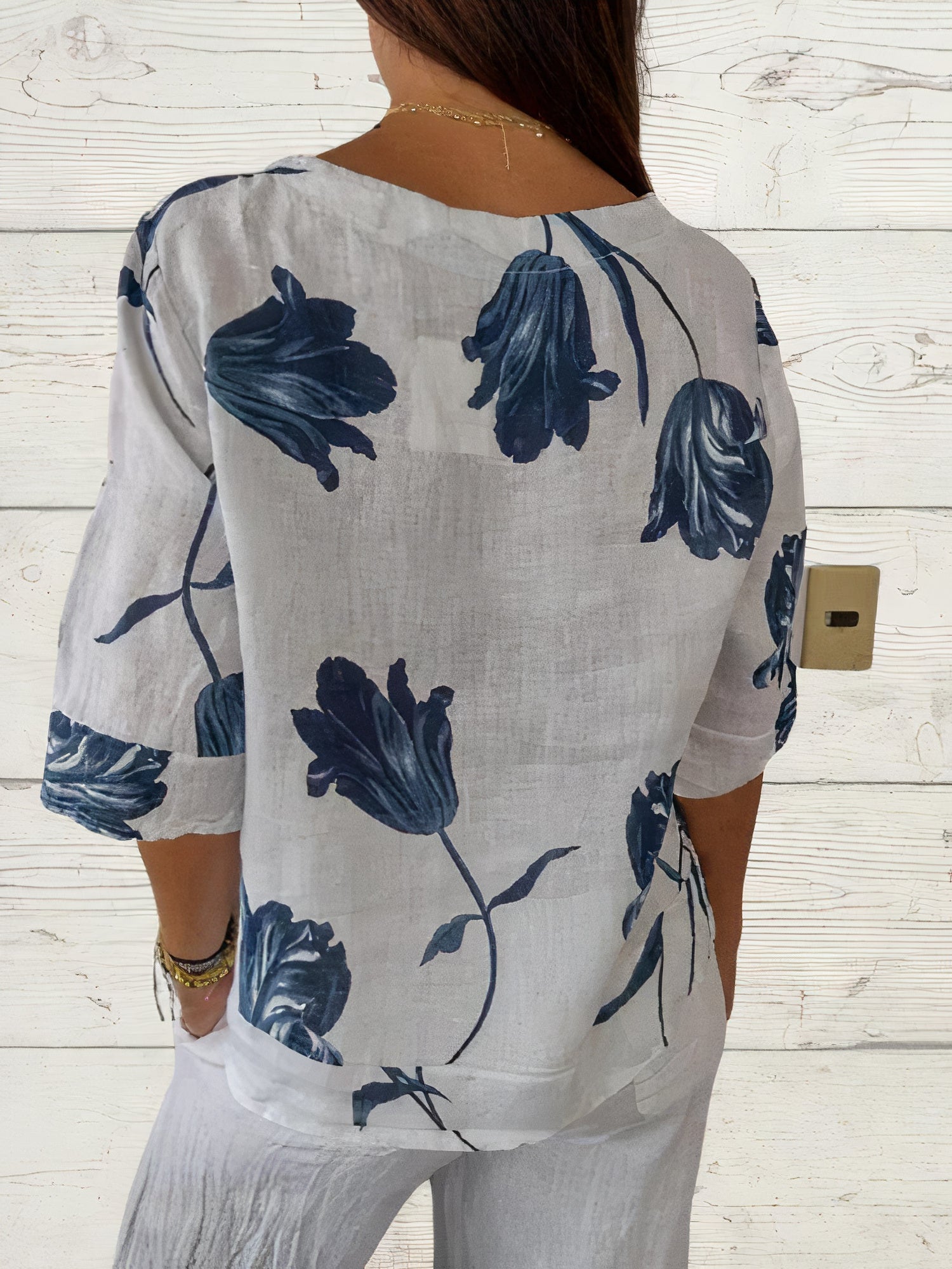 Stylish Floral Print Summer Blouse | Ezra - Perfect for Warm Days