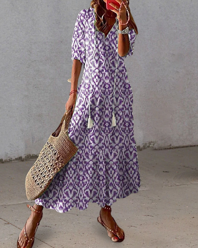 Elegant Bohemian Maxi Dress - Womens Summer Dress 5