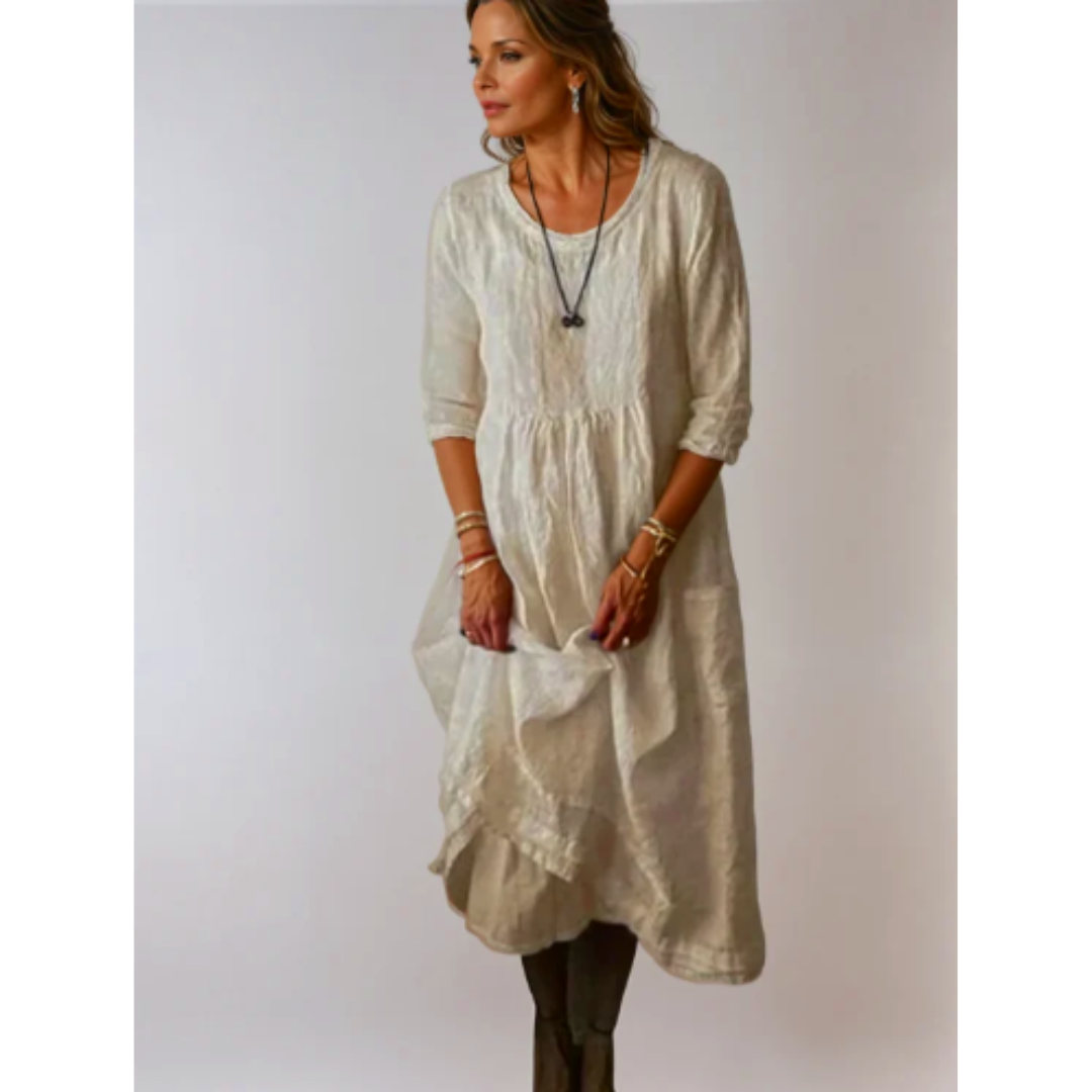 Elegant Midi Dress for Women - Wedding Guest & Formal Wear 0
