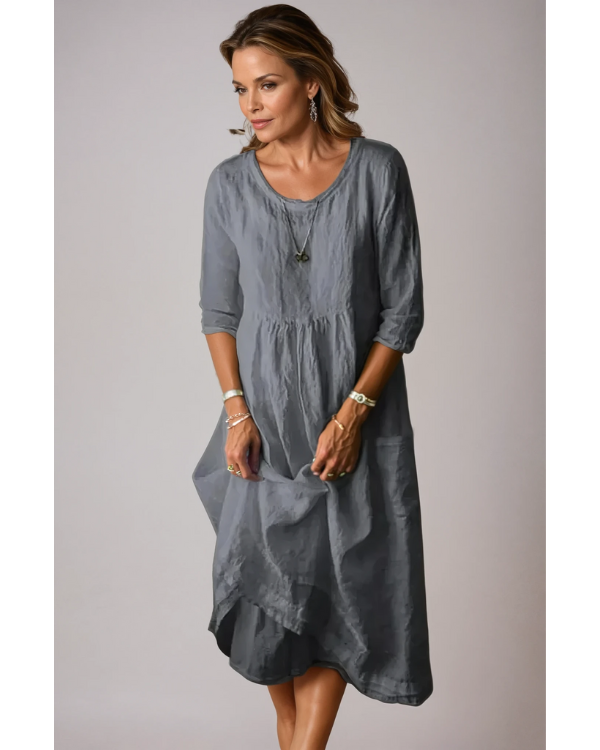 Elegant Midi Dress for Women - Wedding Guest & Formal Wear 2