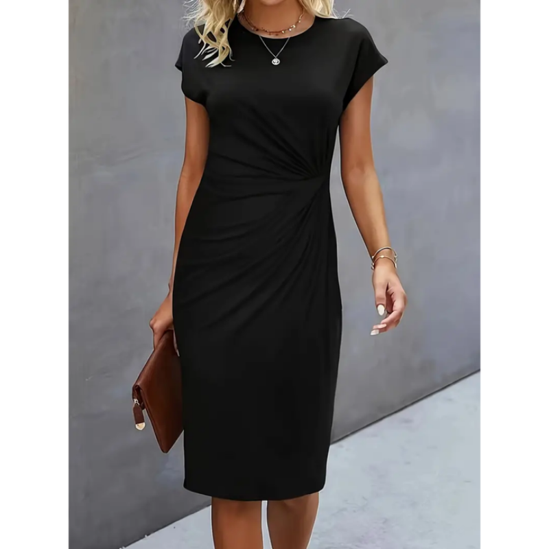 Elegant Midi Dress for Women | Flattering Formal Style 0