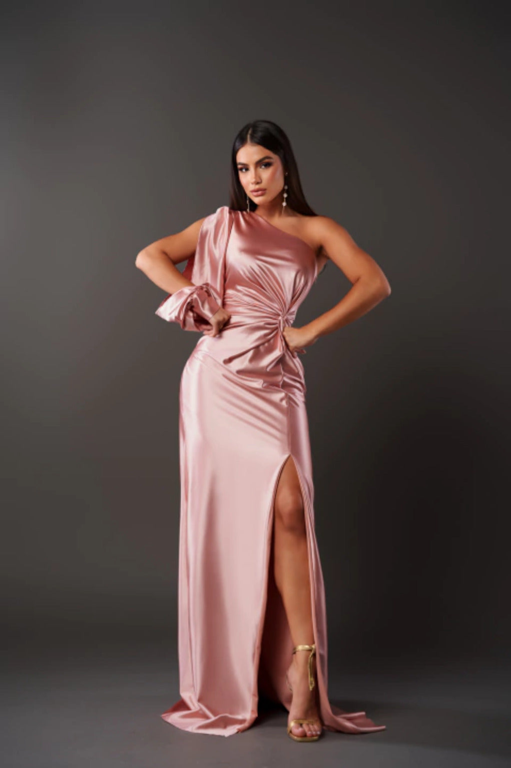Elegant One-Shoulder Evening Dress - Formal Gown for Women 14