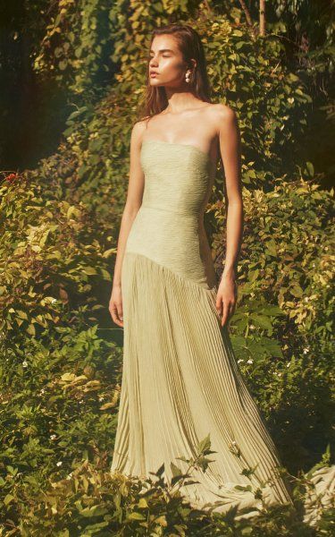 Elegant Pistachio Green Maxi Dress for Women - Summer Formal 6