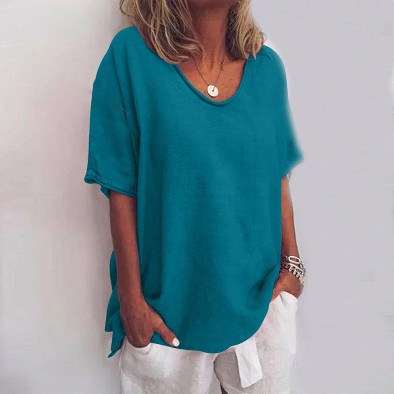 Elegant White Blouse for Women - Relaxed Fit & Versatile Style 4