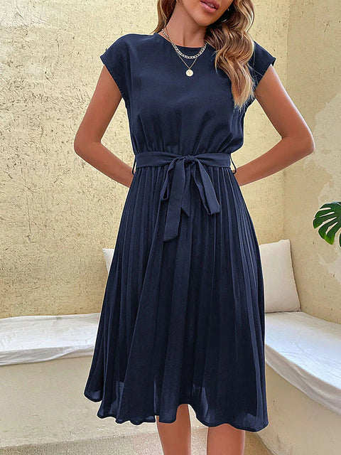 Elegant White Midi Dress for Women - Summer Formal Dresses 5