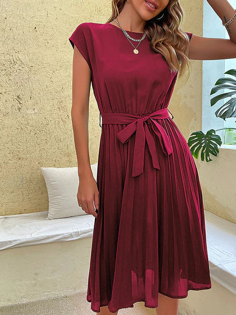 Elegant White Midi Dress for Women - Summer Formal Dresses 6