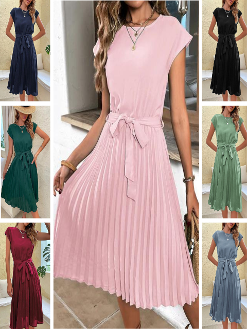 Elegant White Midi Dress for Women - Summer Formal Dresses 7