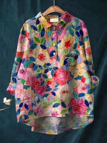 Isla™ | Floral Print Blouse 1+1 Free