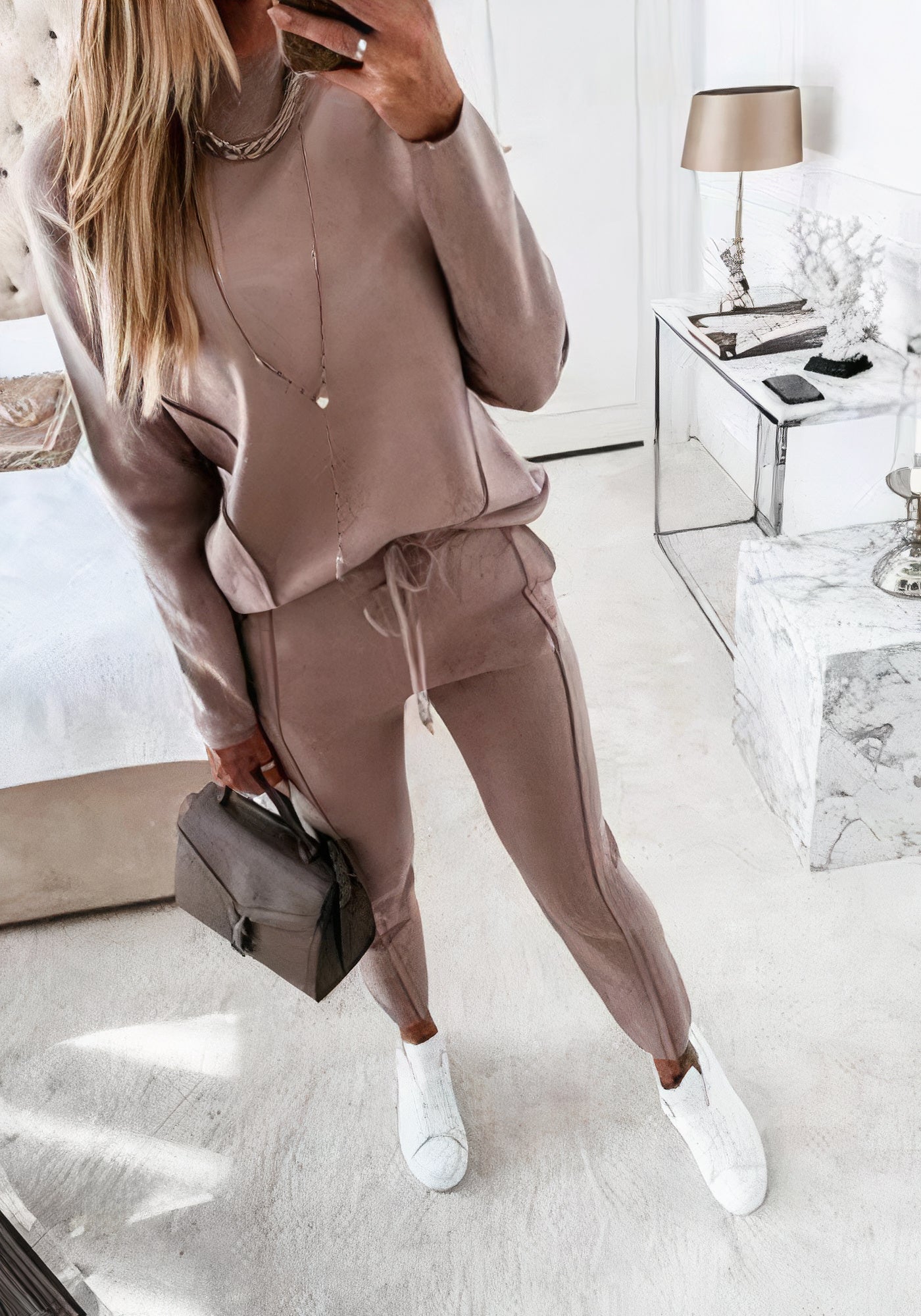 Chic Women's Lounge Suit Set - Stylish Comfort & Versatility