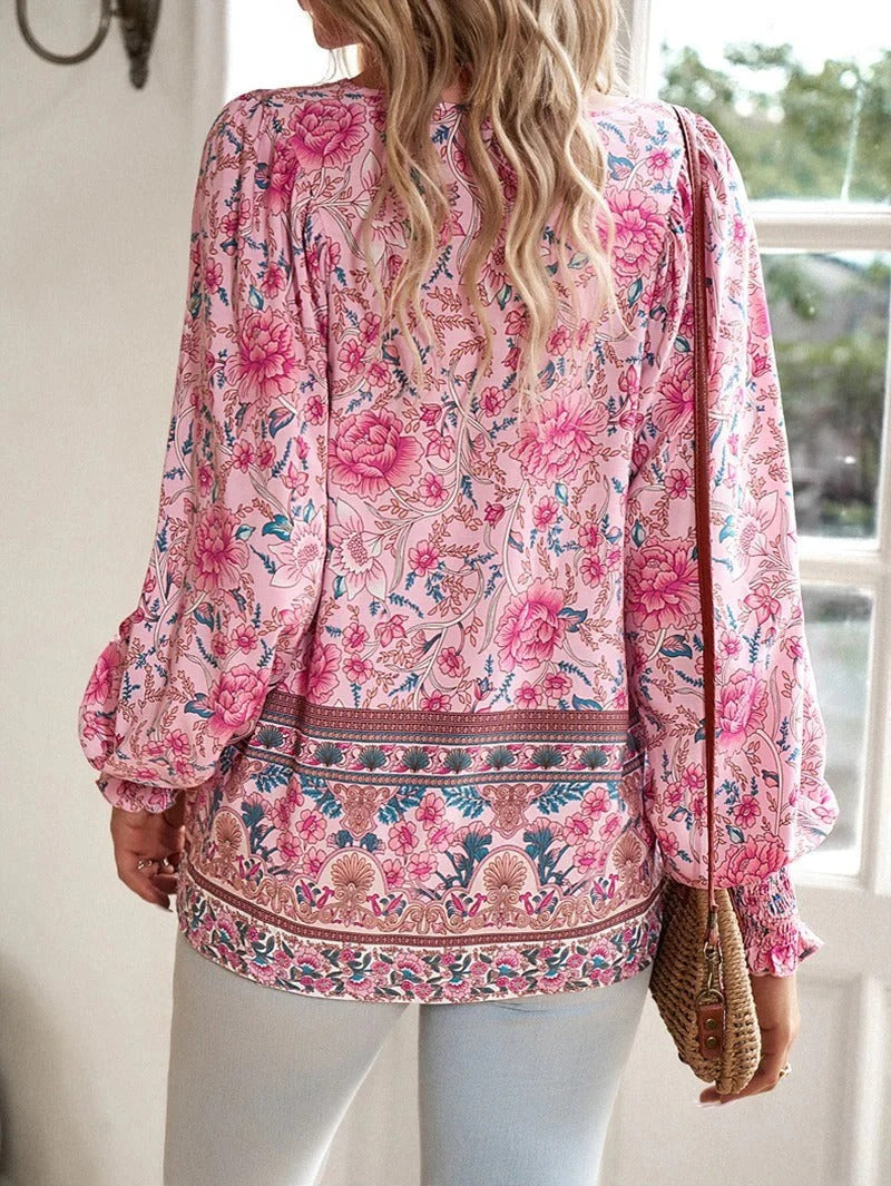 Chic Floral Blouse for Women | Debbie - Elegant & Versatile