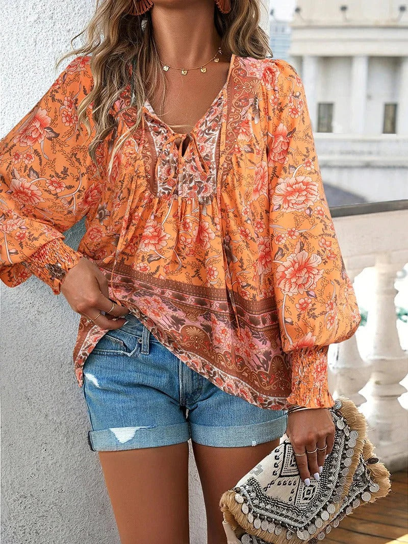 Chic Floral Blouse for Women | Debbie - Elegant & Versatile