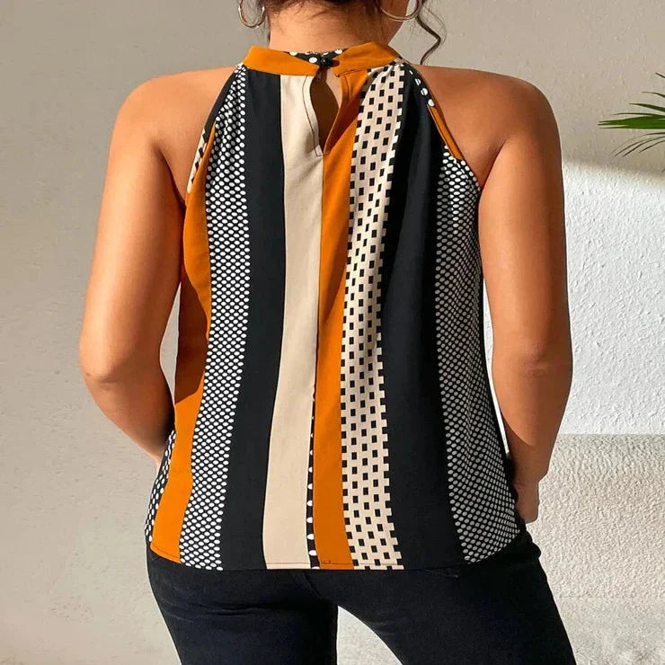 Retro Sleeveless Cami Top | Stylish Lyric Design for Every Occasion