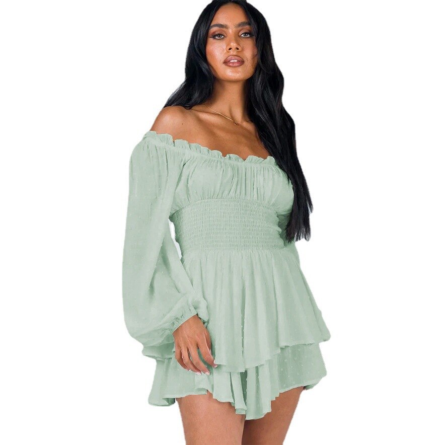 Melissa Off-Shoulder Summer Dress with Ruffles - Chic & Breezy