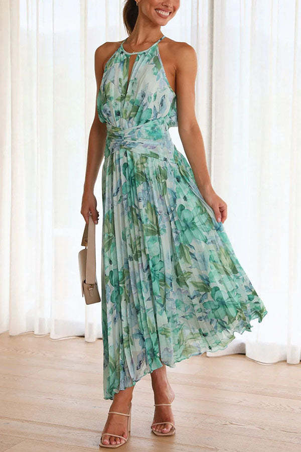 Bele Floral Midi Dress - Elegant & Versatile Summer Fashion