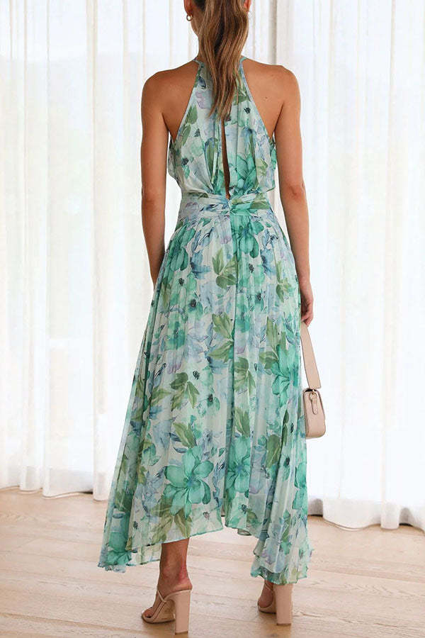 Bele Floral Midi Dress - Elegant & Versatile Summer Fashion