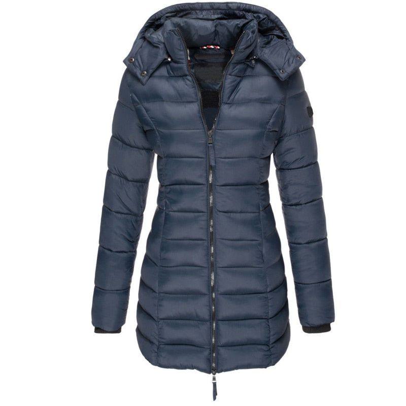Women's Hooded Down Jacket – Insulated