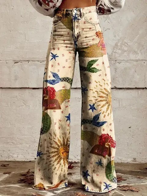 Alessia | Artistic Wide-Leg Pants