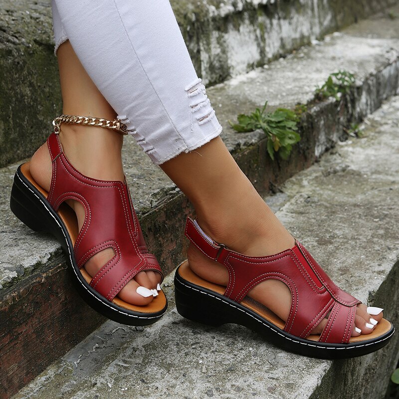 Jolie™ | Orthopedic Leather Sandals for Pain-Free Comfort