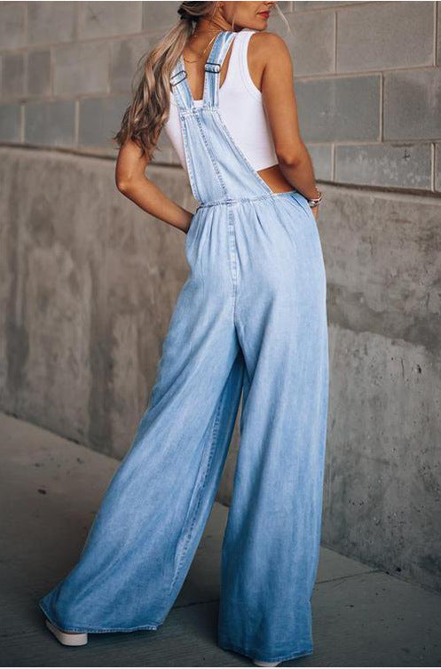 THEA | Stylish Denim Jumpsuit - Effortless Chic & Comfort