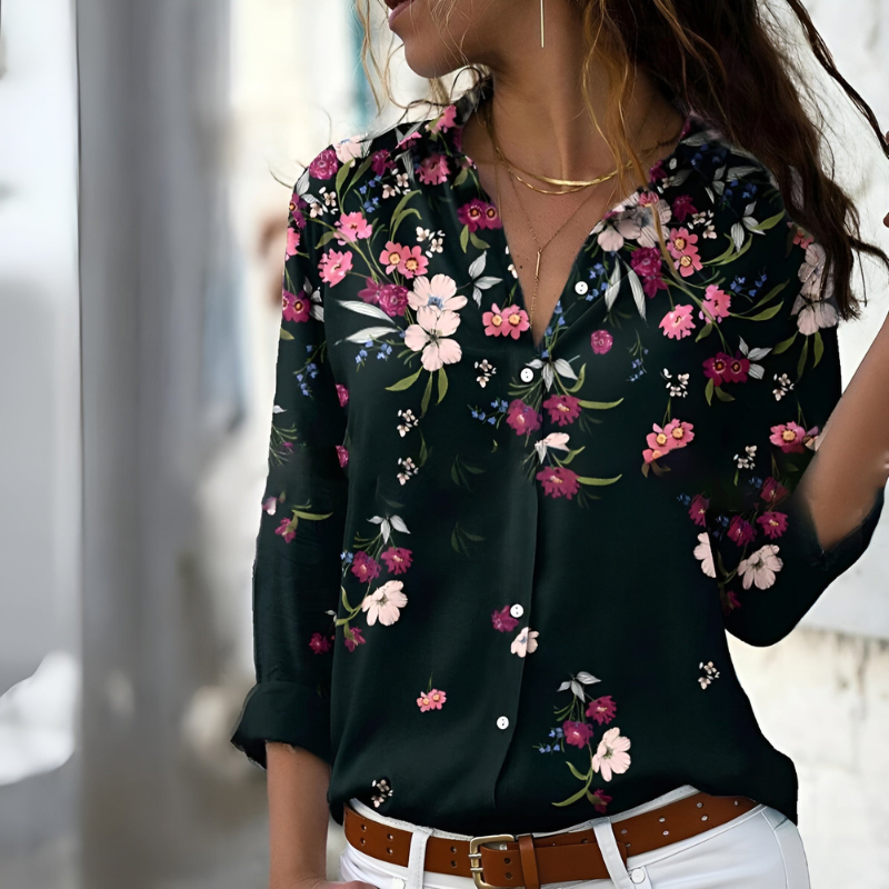 Stylish Printed Womens Blouse - Effortless Elegance & Comfort 2